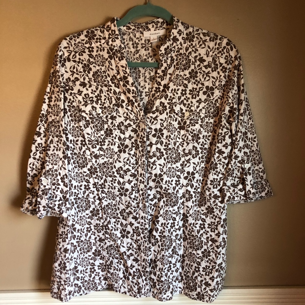 White/Brown Top